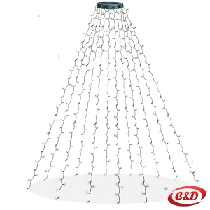 Lampice; LED; Za jelku; 200 cm; Bijela