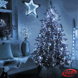 Lampice; LED; Za jelku; 200 cm; Bijela