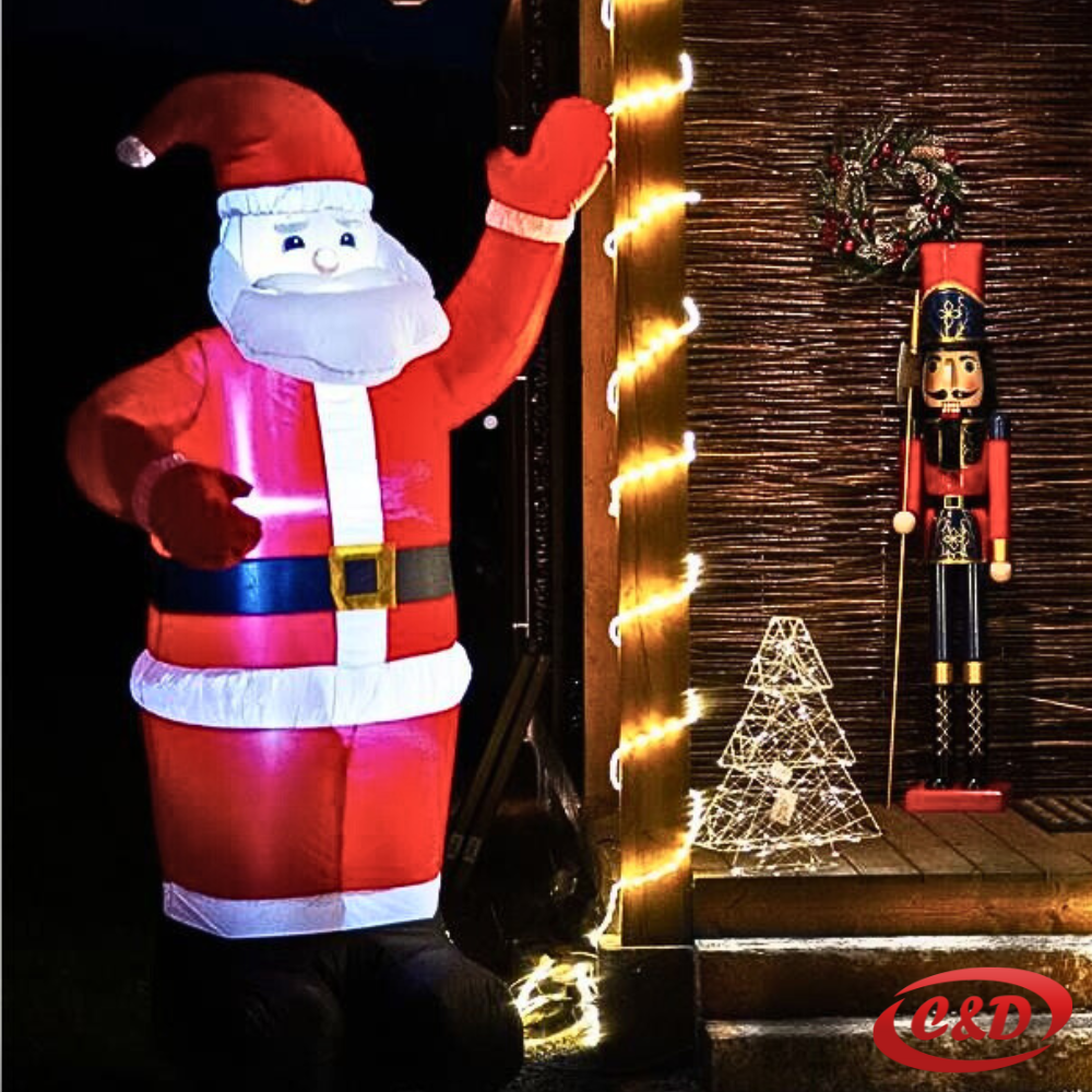 Djed Mraz na napuhavanje; 200 cm - Slika 2