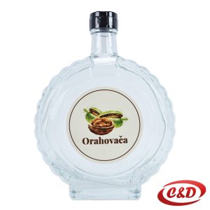 Staklena boca Čutura sa natpisom + čep; 700 ml