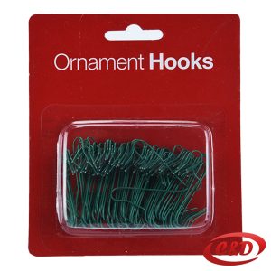 Plastične zelene zakačke za kugle, pakiranje 100 kom.