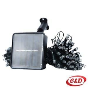 Lampice; LED; Mravi; Solar; 10 m; Bijela