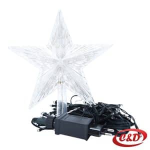 Lampice; LED; Vodopad za jelku; 210 cm; Toplo Bijela