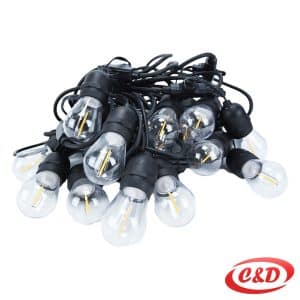 Lampice; LED; 25 m; Toplo Bijela