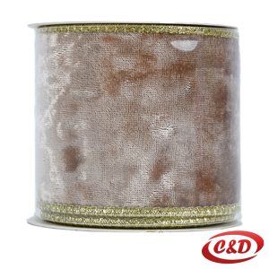 Bež dekorativna traka 3000×5 cm.