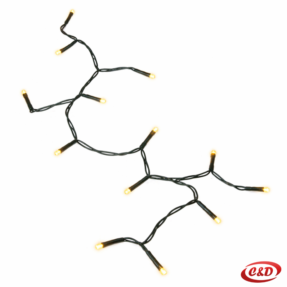 Lampice; LED; Mravi; Elde; 50 m; Toplo Bijela - Slika 2