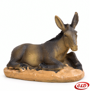 Božićne jaslice s 10 figura visine 16 do 24 cm u bež i smeđoj boji s podlogama od pluta