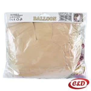 Komplet za balonski luk sa latex balonima u roza, bež i zlatnoj boji, natpis “Happy Birthday” i pribor za sastavljanje
