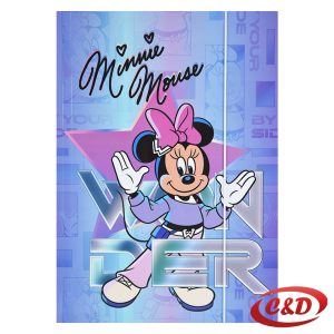 Fascikla Minnie Mouse formata A4 dimenzija 32 x 26 cm za čuvanje školskih dokumenata