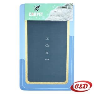 Protuklizna prostirka Home 38x58 cm plava zlatna žuta