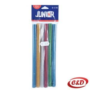 Silikonski štapići za vruće ljepilo 6/1 gliter 18 cm