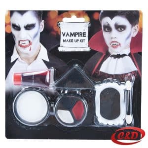 Vampirski set sa zubima umjetnom krvlju i šminkom