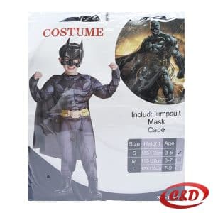 Batman kostim za dječake crni s maskom
