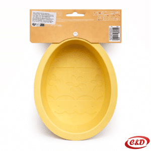 silikonski kalup jaje žuti 17x12x4 cm uskrs