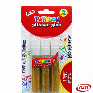 zlatno glitter ljepilo set 3 kom 10.5 ml dekoracija
