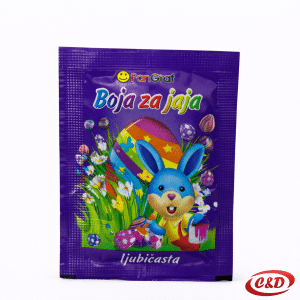 boja za jaja ljubičasta uskrs 8x6 cm