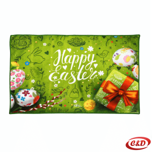 Uskrsna kuhinjska krpa 60x40 zelena Happy Easter jaja poliester BiH