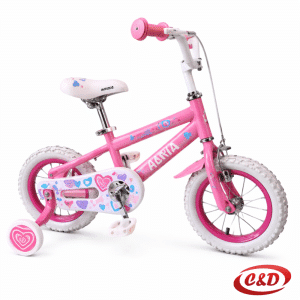 Bicikl Adria Kids 12 inča bijelo rozidječji