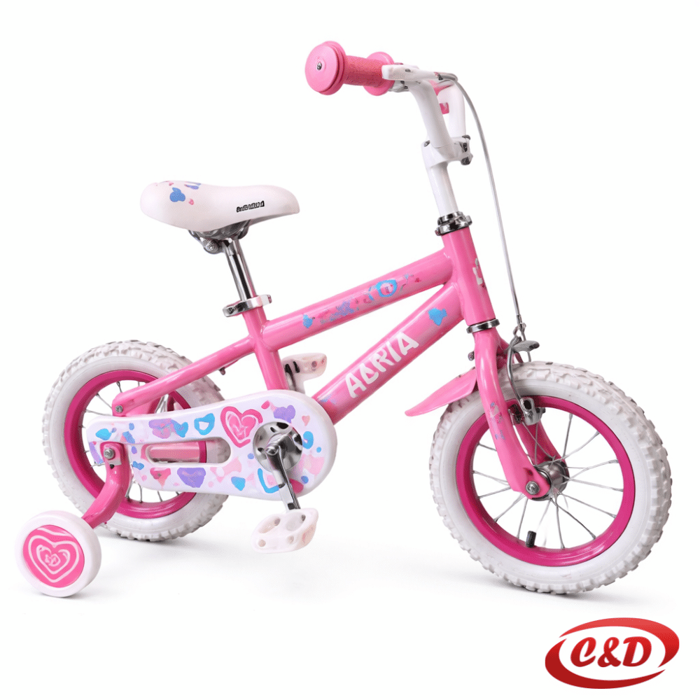 Bicikl Adria Kids 12 inča bijelo rozidječji