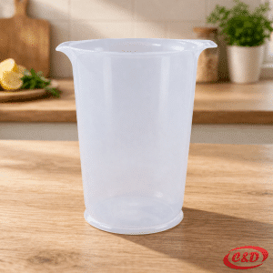 Providni bokal mjerač 1 l sa mjernim oznakama dimenzija 8 x 15 cm