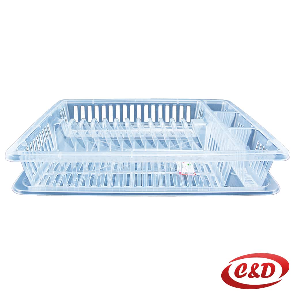🍽️ providni plastični ocjeđivač za suđe sa podlogom 45x34x8 cm