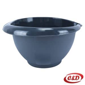 posuda za mućenje mikserom tamno siva plastika 5L širina 30 cm visina 17 cm