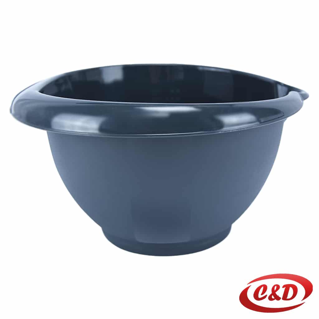 posuda za mućenje mikserom tamno siva plastika 5L širina 30 cm visina 17 cm