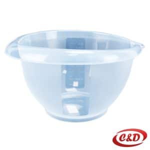 posuda za mućenje mikserom providna plastika 5L širina 30 cm visina 17 cm