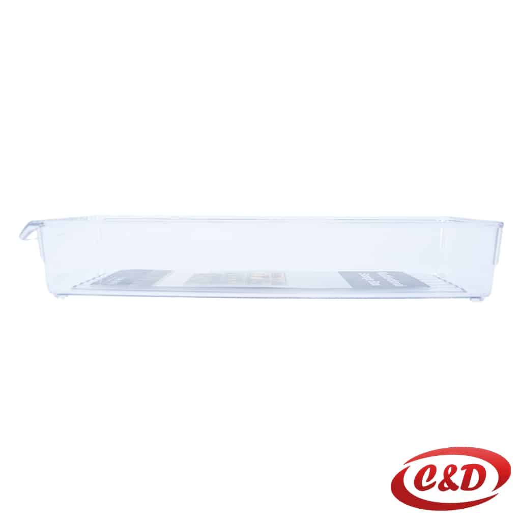 posuda za frižider plastična prozirna organizator 28x10x5 cm