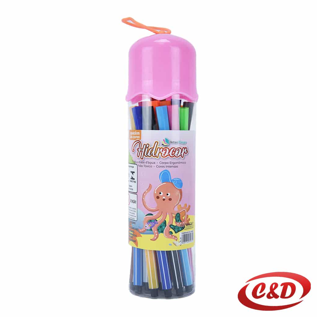set flomastera 24 boje školski flomasteri u kutiji