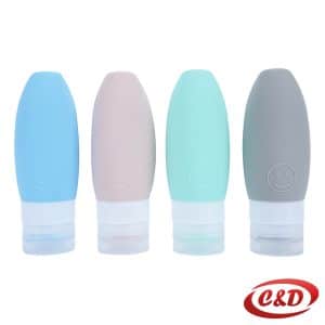 Set bočica za putovanje 4/1 30 ml sa naljepnicama 12 cm