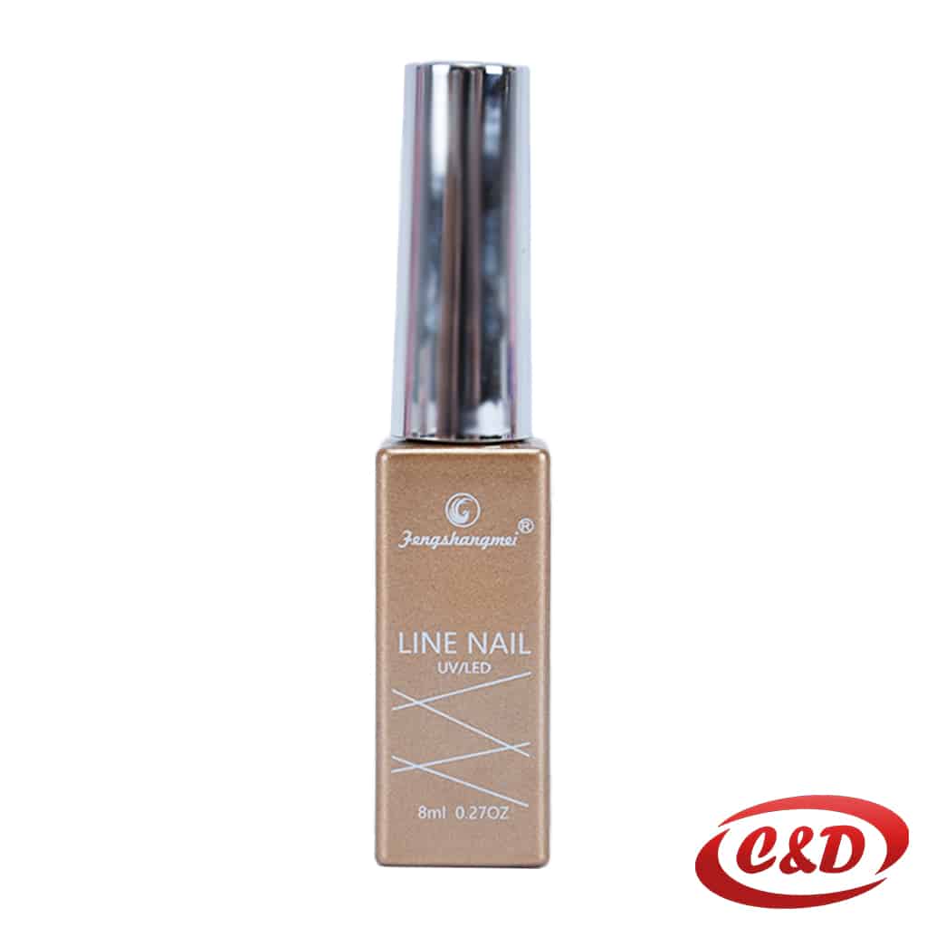 gel uv led lak za nokte 8 ml zlatna boja