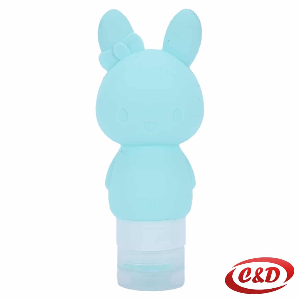 Bočica za putovanje Hello Kitty plava 13 cm putna kozmetička ambalaža