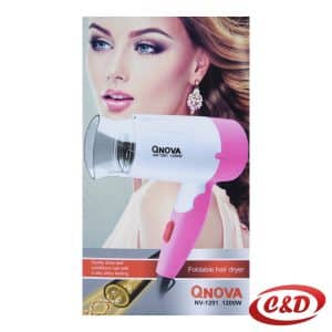Qnova NV-1291 sklopivi fen za kosu sa nastavcima