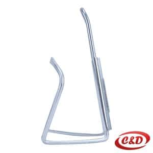 Srebrni aluminijski nosač za bocu za bicikl