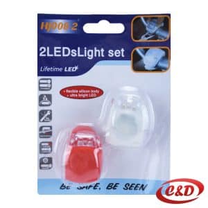 Set LED svjetala za bicikl bijelo i crveno
