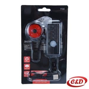 LED stražnje svjetlo za bicikl sa sirenom USB punjivo