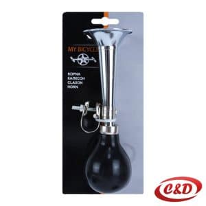 Metalna truba za bicikl sa gumenim balonom 18 cm