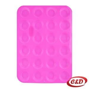 Silikonski kalup za proju 24 kom rozi 34 x 24 cm promjer 5 cm
