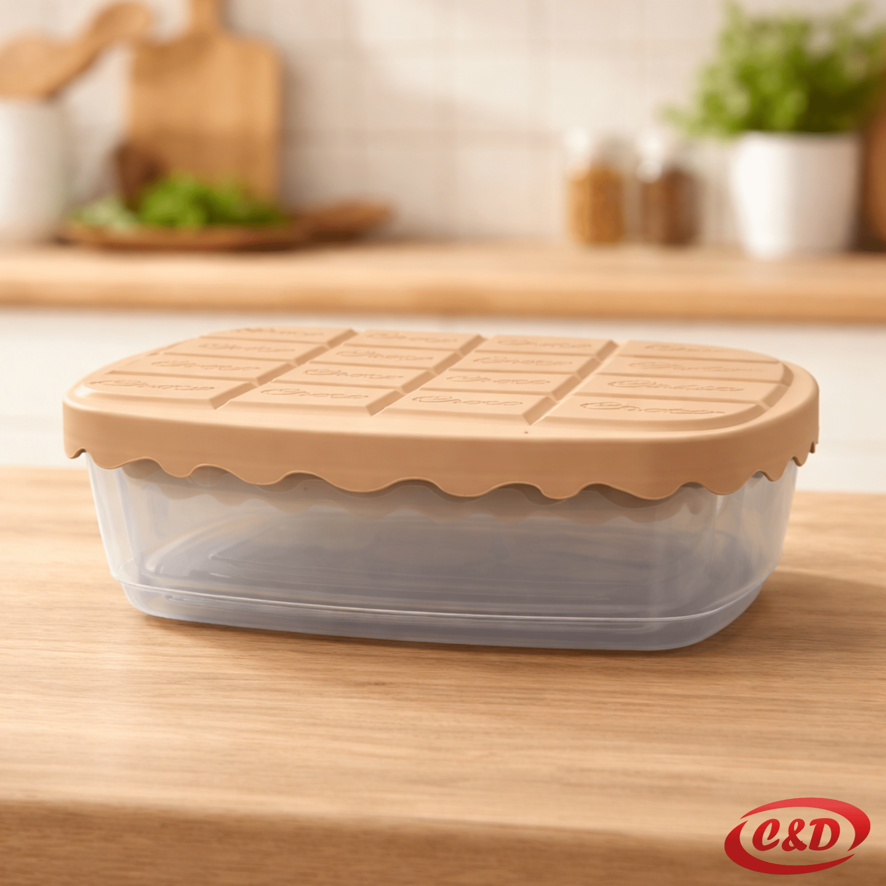 Set providnih posuda sa bež poklopcem 3/1 CHOCO 0,5 l 1,1 l 1,7 l