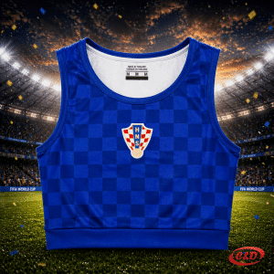 Crop top majica Hrvatska ženska bez rukava