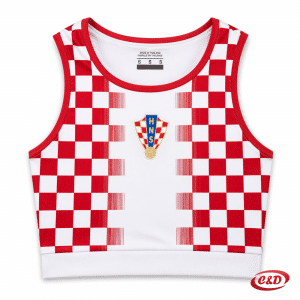 Crop top majica Hrvatska ženska bez rukava
