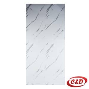 Samoljepljiva PVC tapeta bijele boje sa sivim dezenom, dimenzija 60 × 120 cm