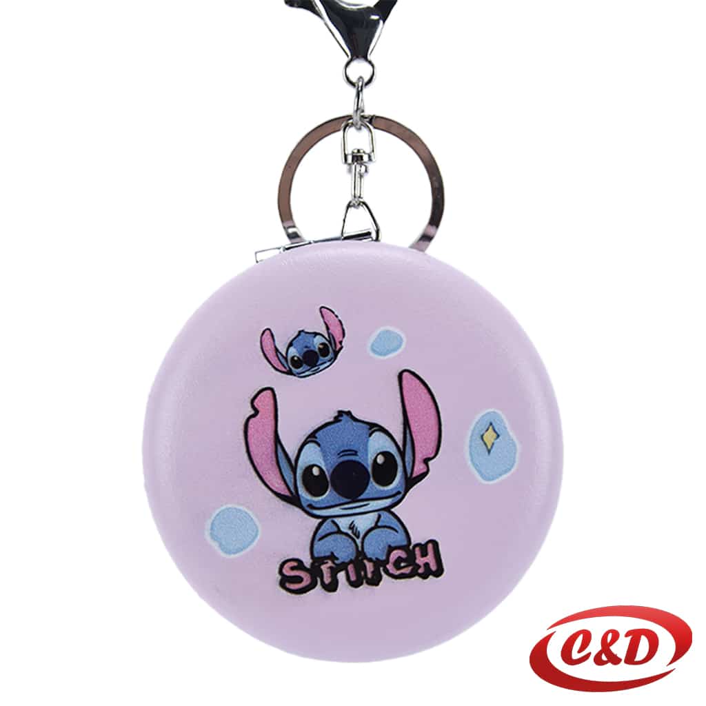 ogledalo privjesak Stitch roza boja sa likom Stitcha