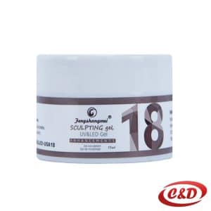 UV LED gel za nokte 15 ml pink boja