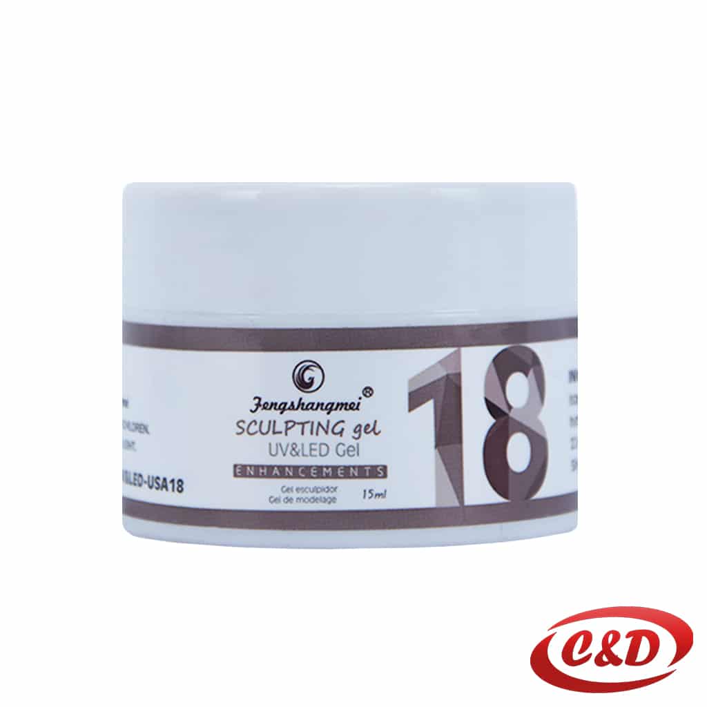 UV LED gel za nokte 15 ml pink boja