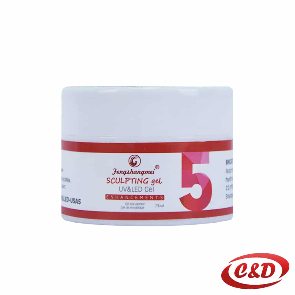 UV LED gel za nokte 15 ml pink boja