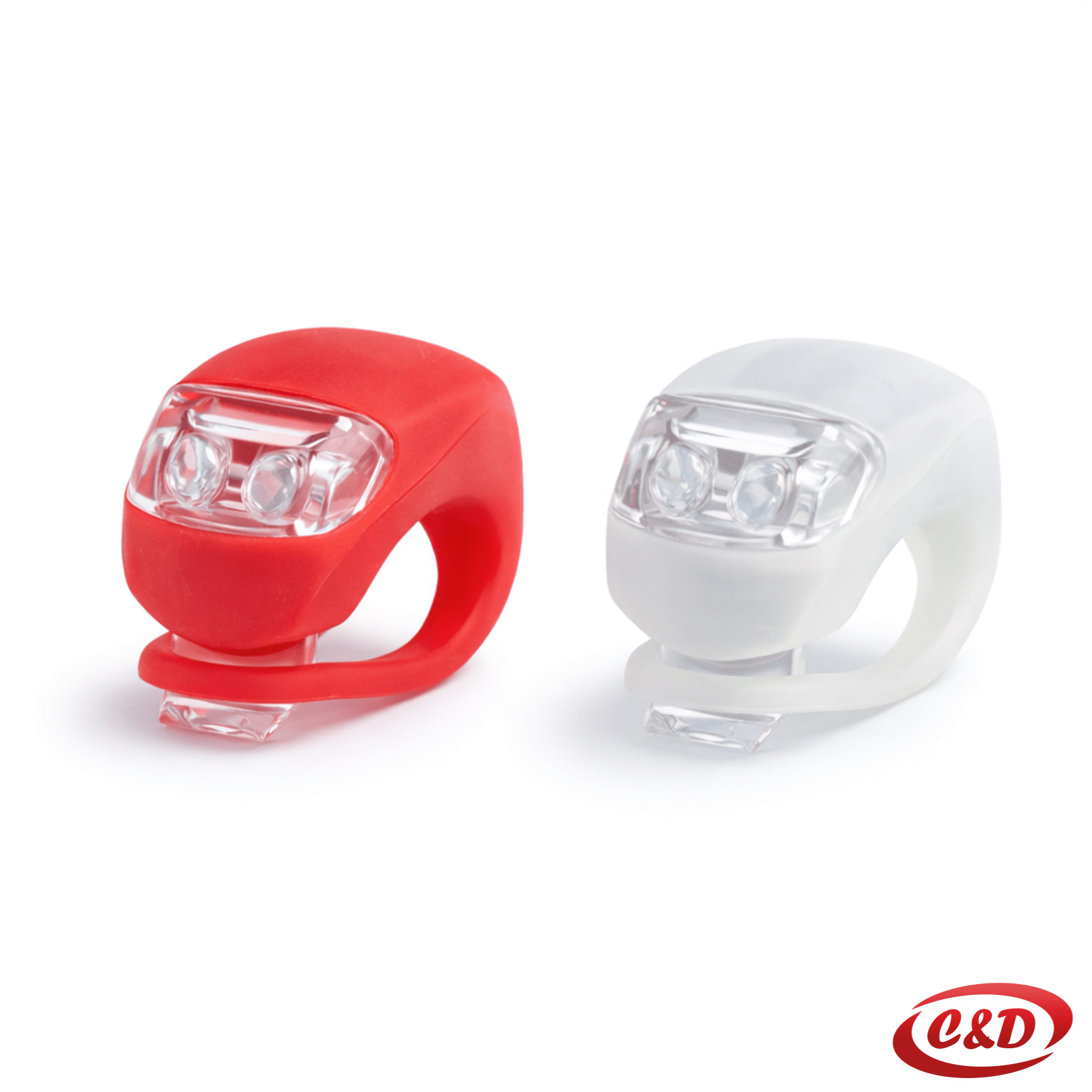 Set LED svjetala za bicikl bijelo i crveno