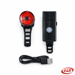 LED stražnje svjetlo za bicikl sa sirenom USB punjivo