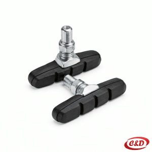 Set kočnica za bicikl 70 mm crno srebrne